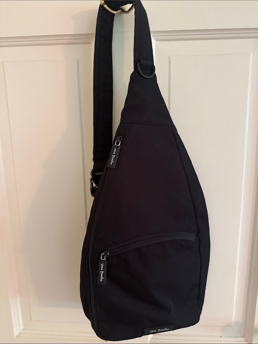 Vera Bradley Black Sling Backpack Crossbody